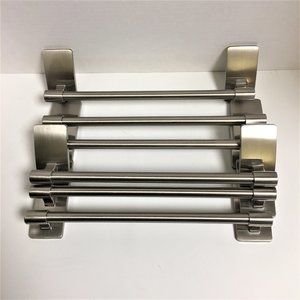 3M Command 9 inch Satin Nickel Towel Bar